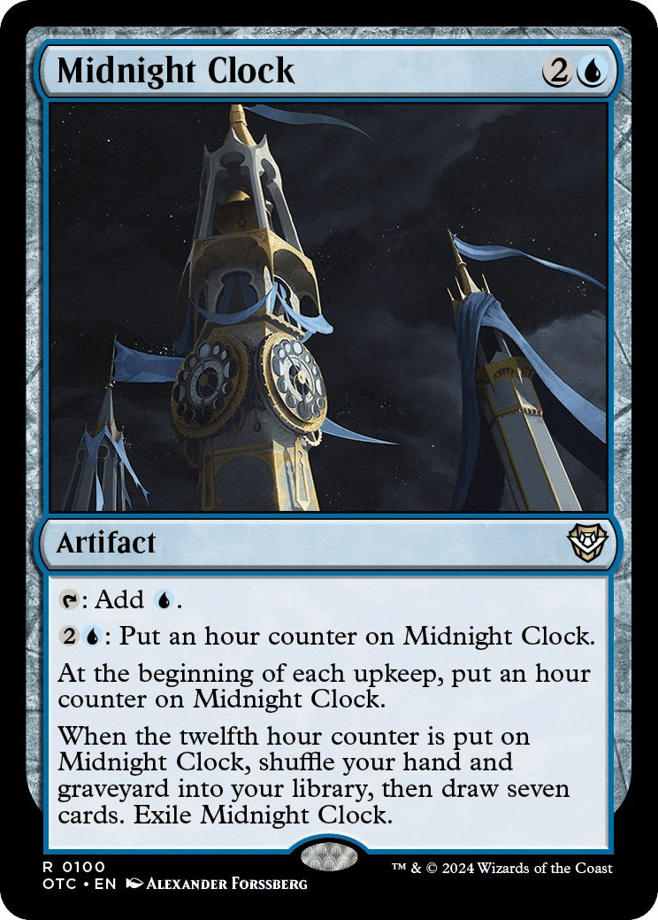 Midnight Clock [Outlaws of Thunder Junction Commander] | Mega City Incorporated