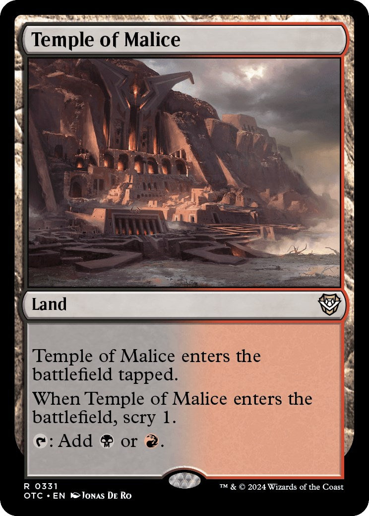 Temple of Malice [Outlaws of Thunder Junction Commander] | Mega City Incorporated