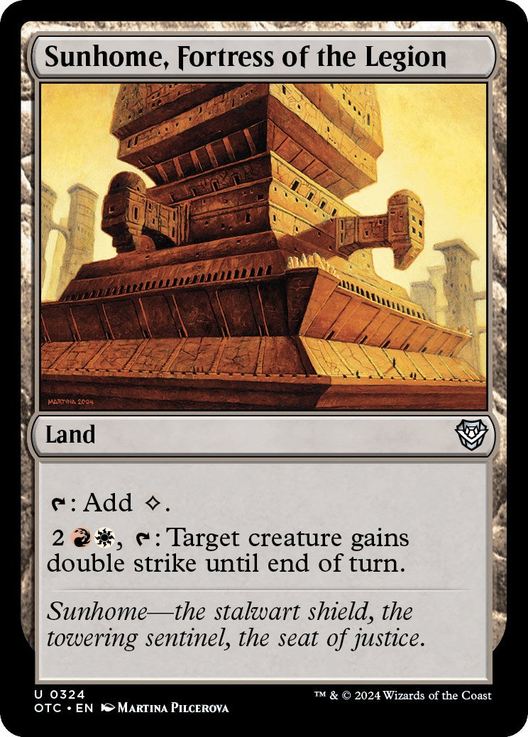 Sunhome, Fortress of the Legion [Outlaws of Thunder Junction Commander] | Mega City Incorporated