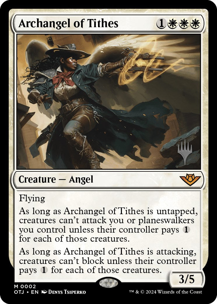 Archangel of Tithes (Promo Pack) [Outlaws of Thunder Junction Promos] | Mega City Incorporated