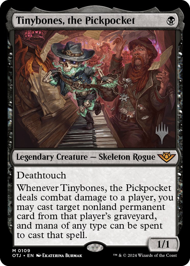 Tinybones, the Pickpocket (Promo Pack) [Outlaws of Thunder Junction Promos] | Mega City Incorporated