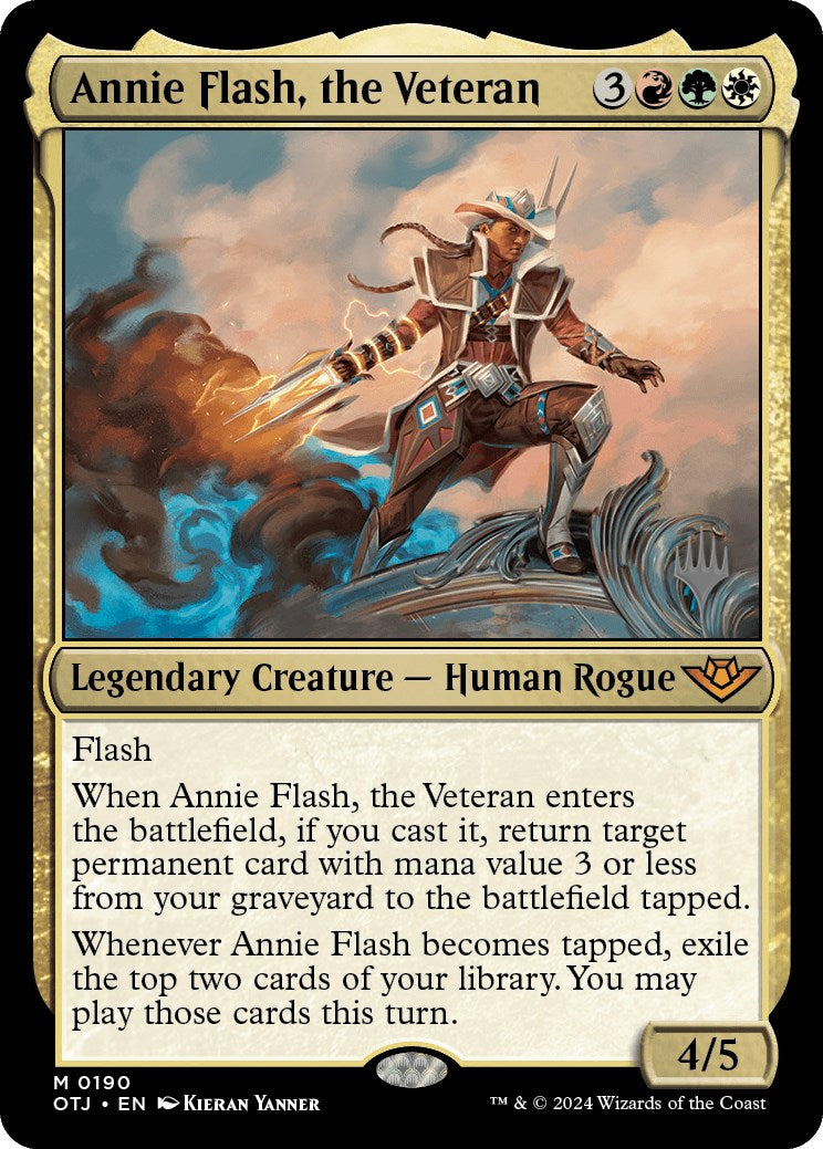 Annie Flash, the Veteran (Promo Pack) [Outlaws of Thunder Junction Promos] | Mega City Incorporated