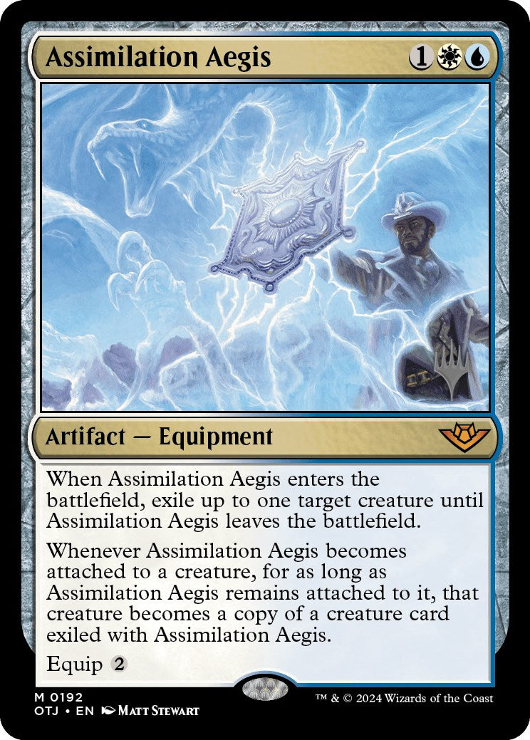 Assimilation Aegis (Promo Pack) [Outlaws of Thunder Junction Promos] | Mega City Incorporated