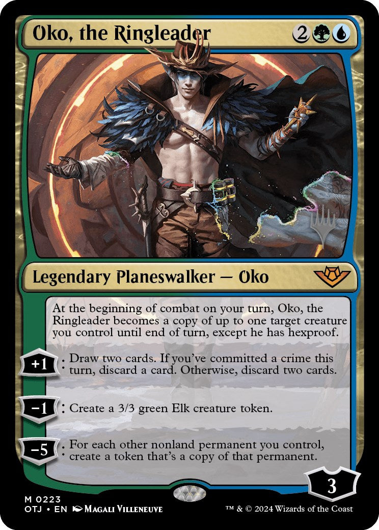 Oko, the Ringleader (Promo Pack) [Outlaws of Thunder Junction Promos] | Mega City Incorporated