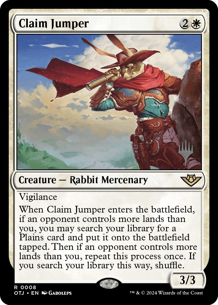 Claim Jumper (Promo Pack) [Outlaws of Thunder Junction Promos] | Mega City Incorporated