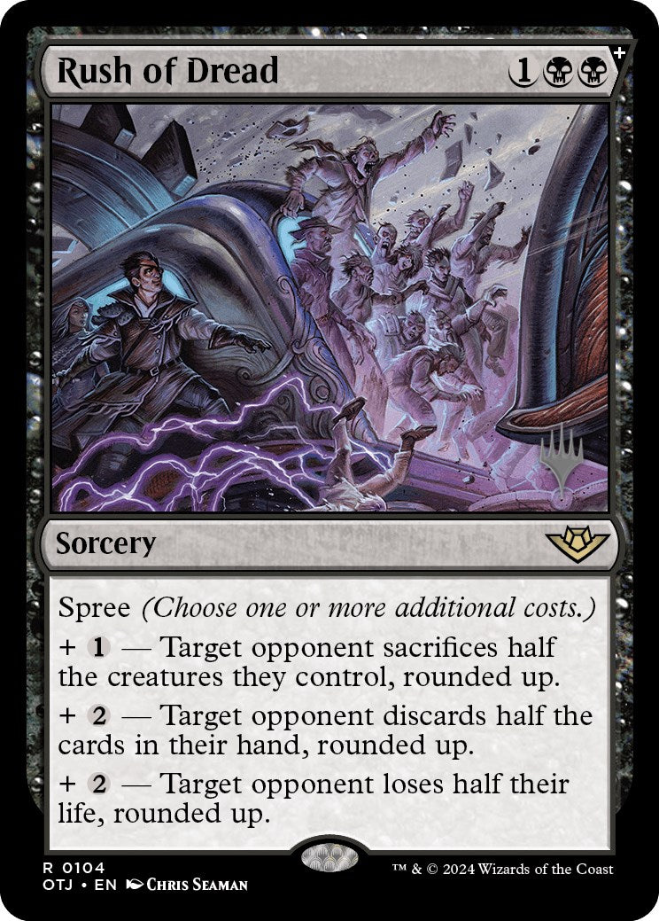 Rush of Dread (Promo Pack) [Outlaws of Thunder Junction Promos] | Mega City Incorporated