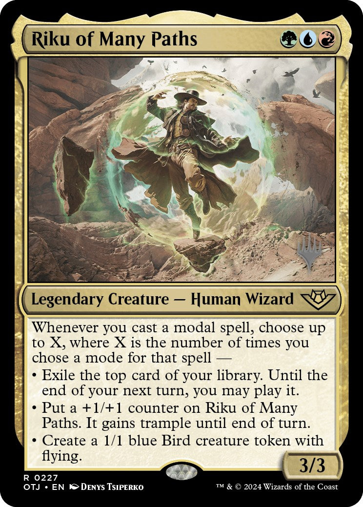 Riku of Many Paths (Promo Pack) [Outlaws of Thunder Junction Promos] | Mega City Incorporated