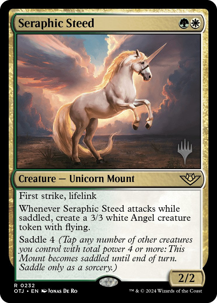 Seraphic Steed (Promo Pack) [Outlaws of Thunder Junction Promos] | Mega City Incorporated