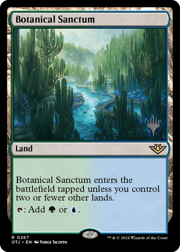 Botanical Sanctum (Promo Pack) [Outlaws of Thunder Junction Promos] | Mega City Incorporated