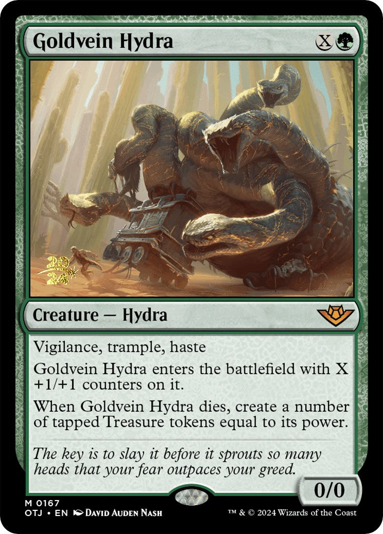 Goldvein Hydra [Outlaws of Thunder Junction Prerelease Promos] | Mega City Incorporated