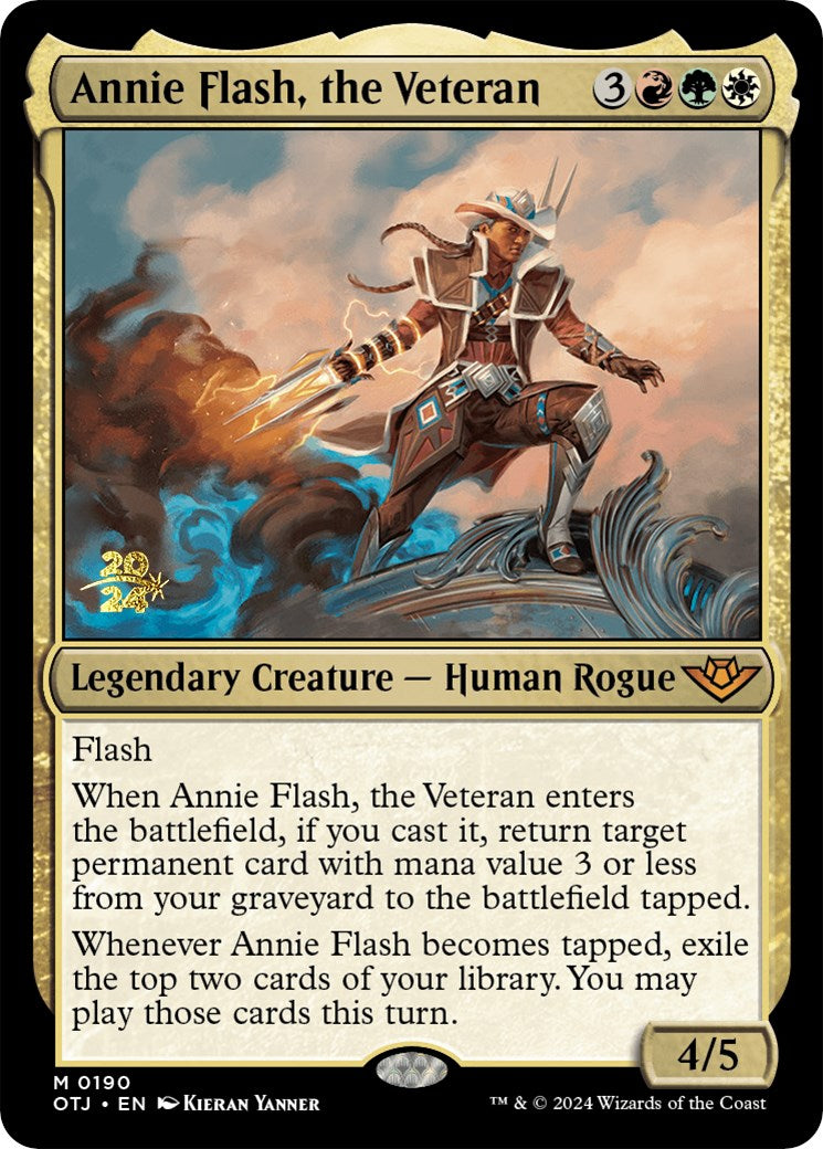 Annie Flash, the Veteran [Outlaws of Thunder Junction Prerelease Promos] | Mega City Incorporated