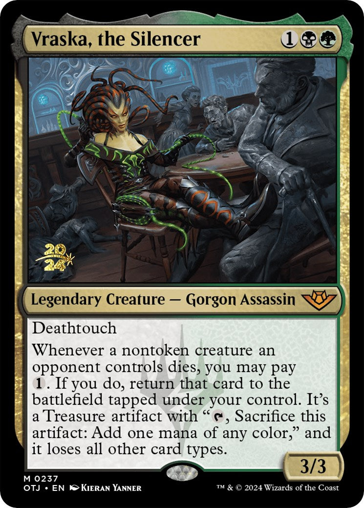 Vraska, the Silencer [Outlaws of Thunder Junction Prerelease Promos] | Mega City Incorporated