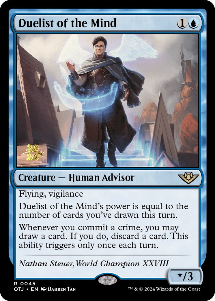 Duelist of the Mind [Outlaws of Thunder Junction Prerelease Promos] | Mega City Incorporated