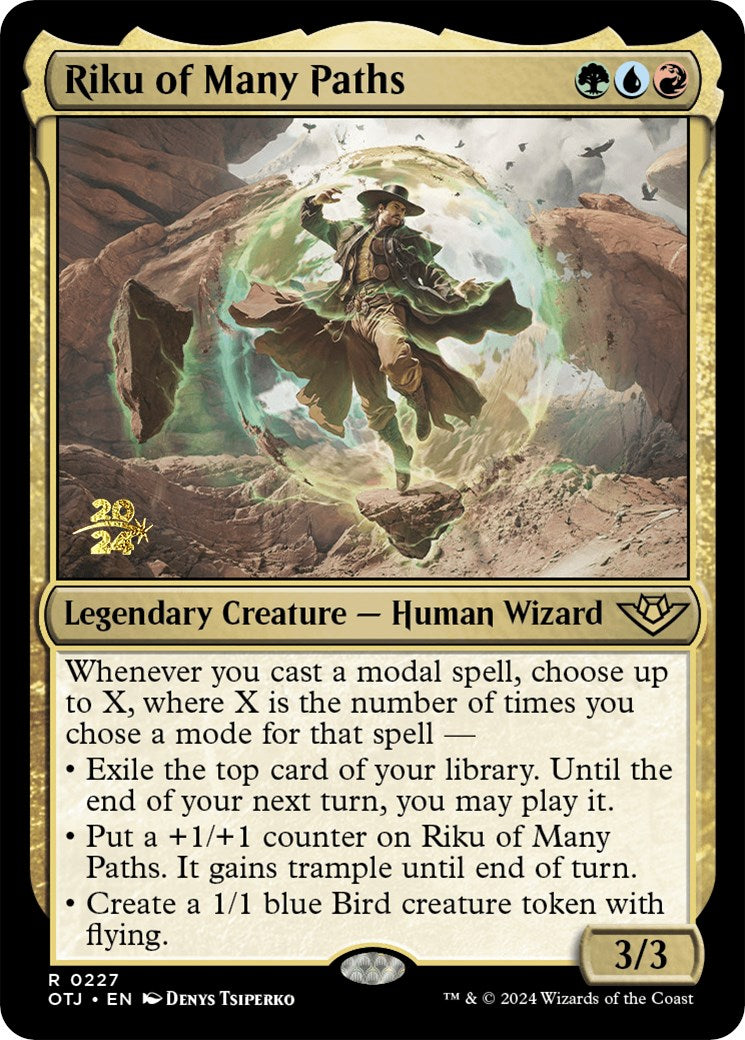 Riku of Many Paths [Outlaws of Thunder Junction Prerelease Promos] | Mega City Incorporated