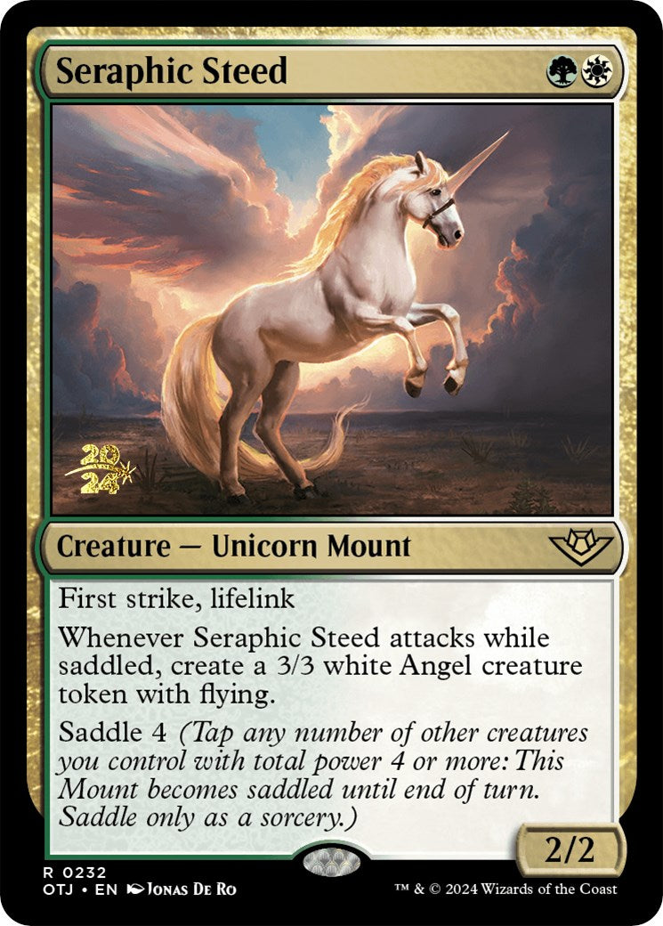 Seraphic Steed [Outlaws of Thunder Junction Prerelease Promos] | Mega City Incorporated