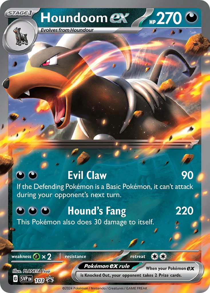 Houndoom ex (103) [Scarlet & Violet: Black Star Promos] | Mega City Incorporated