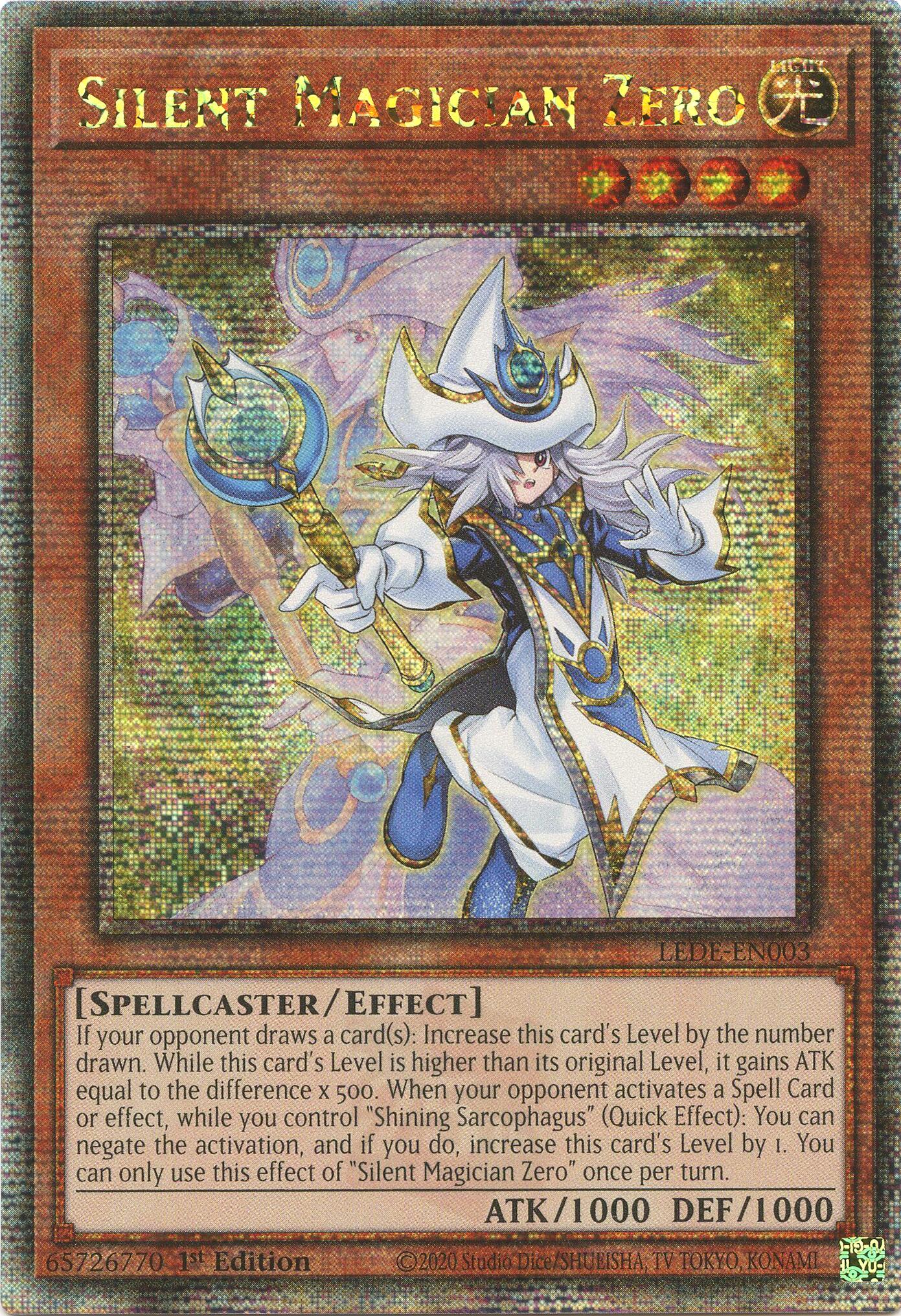 Silent Magician Zero [LEDE-EN003] Quarter Century Secret Rare | Mega City Incorporated