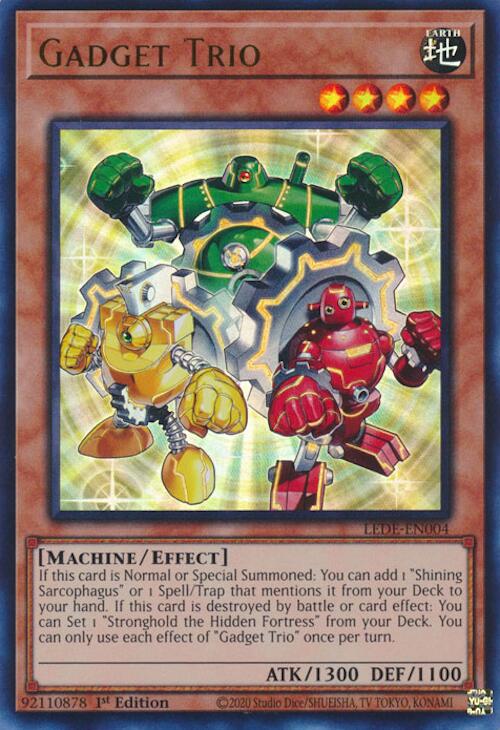 Gadget Trio [LEDE-EN004] Ultra Rare | Mega City Incorporated