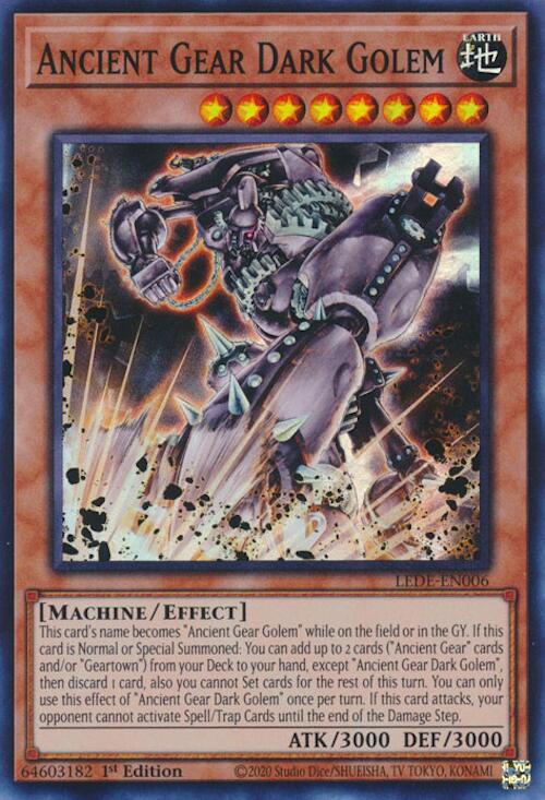 Ancient Gear Dark Golem [LEDE-EN006] Super Rare | Mega City Incorporated