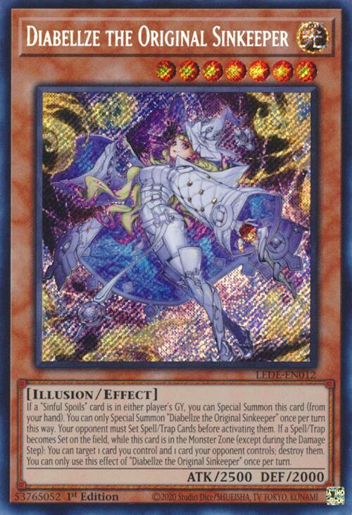 Diabellze the Original Sinkeeper [LEDE-EN012] Secret Rare | Mega City Incorporated