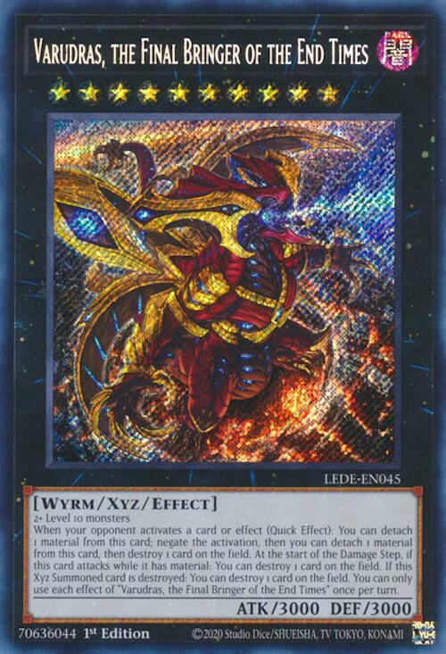 Varudras, the Final Bringer of the End Times [LEDE-EN045] Secret Rare | Mega City Incorporated