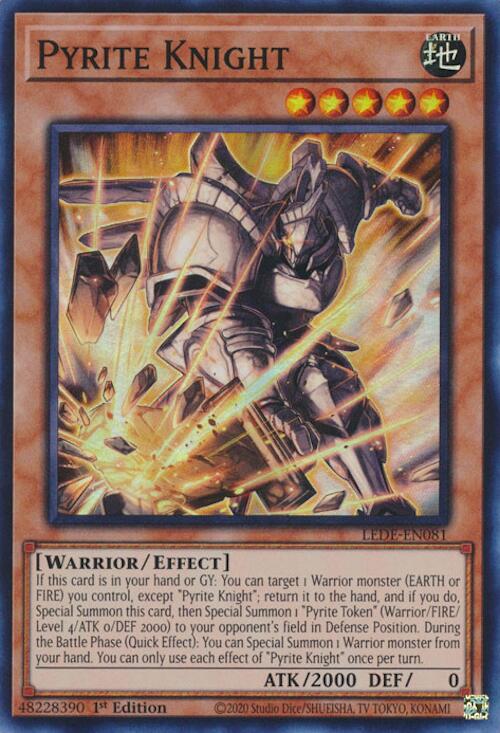 Pyrite Knight [LEDE-EN081] Super Rare | Mega City Incorporated