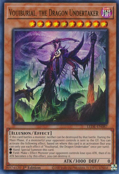 Vouiburial, the Dragon Undertaker [LEDE-EN087] Ultra Rare | Mega City Incorporated