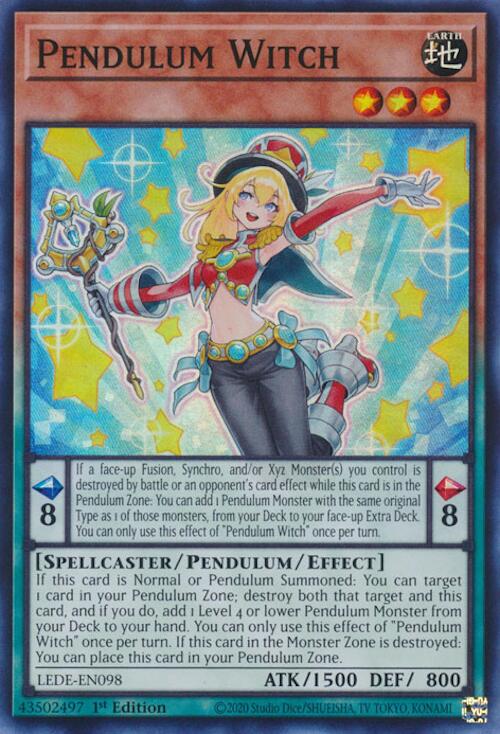 Pendulum Witch [LEDE-EN098] Super Rare | Mega City Incorporated