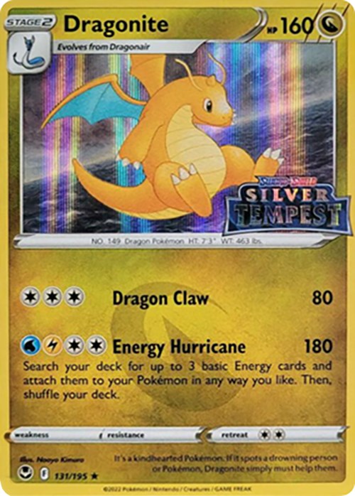 Dragonite (131/195) (Silver Tempest Stamped) [Sword & Shield: Silver Tempest] | Mega City Incorporated