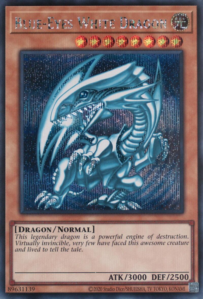 Blue-Eyes White Dragon (Secret Rare) Secret Rare | Mega City Incorporated