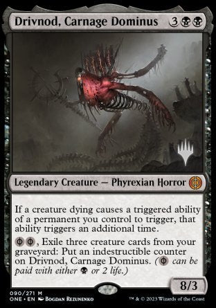 Drivnod, Carnage Dominus (Promo Pack) [Phyrexia: All Will Be One Promos] | Mega City Incorporated