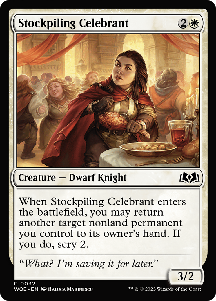 Stockpiling Celebrant [Wilds of Eldraine] | Mega City Incorporated