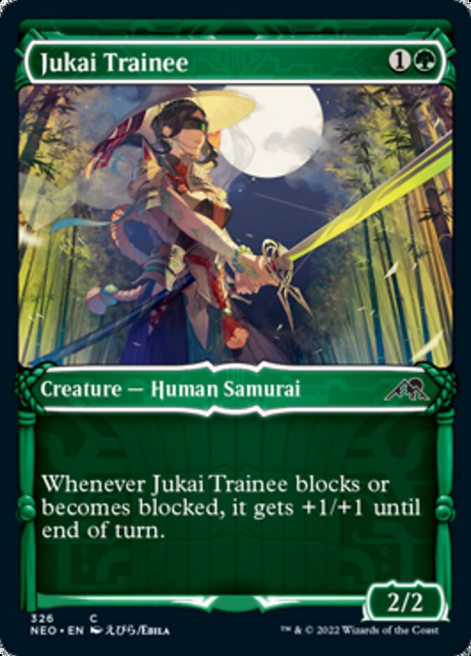 Jukai Trainee (Showcase Samurai) [Kamigawa: Neon Dynasty] | Mega City Incorporated