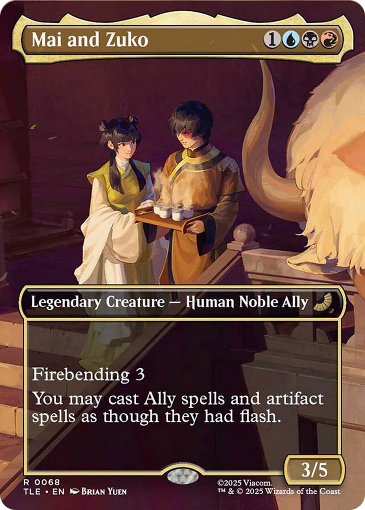 Mai and Zuko (Borderless) [Avatar: The Last Airbender: Eternal-Legal] | Mega City Incorporated