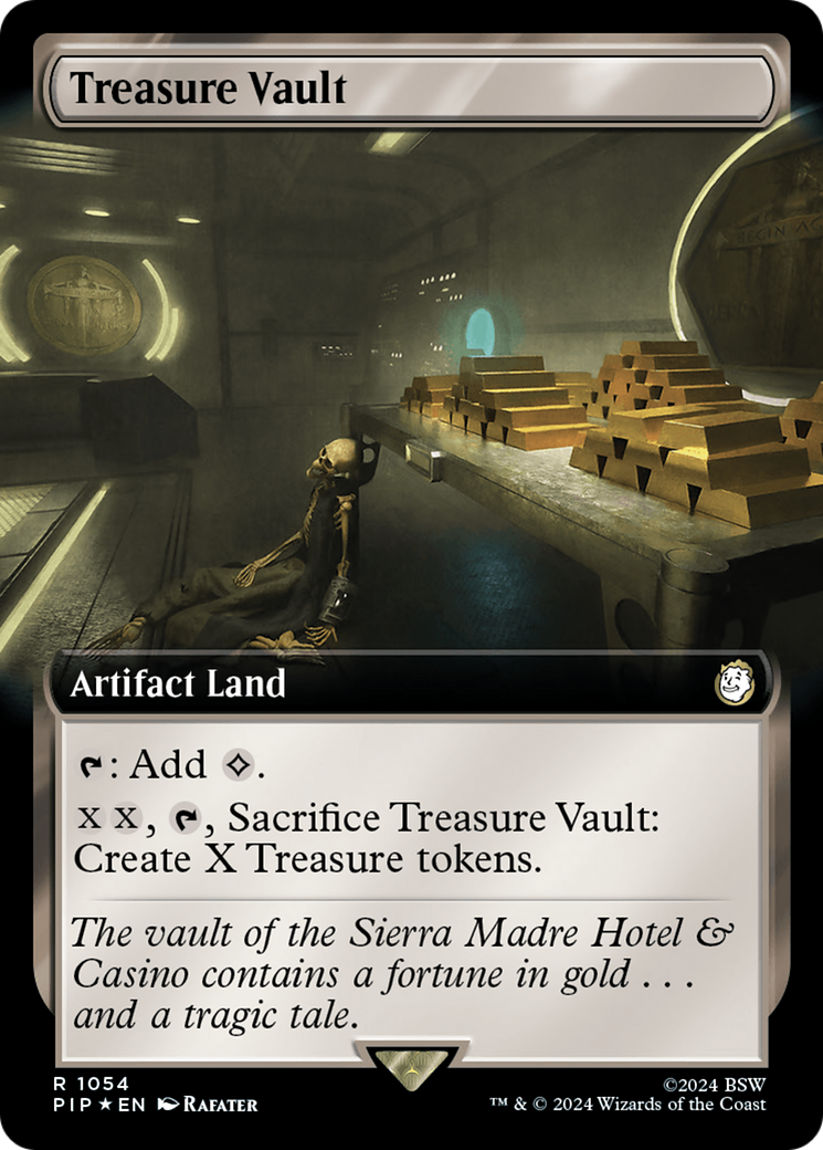 Treasure Vault (Extended Art) (Surge Foil) [Fallout] | Mega City Incorporated