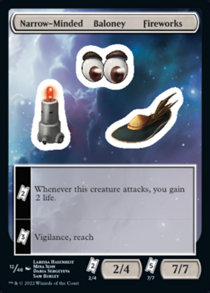 Narrow-Minded Baloney Fireworks [Unfinity Stickers] | Mega City Incorporated