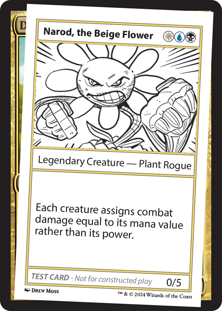 Narod, the Beige Flower [Mystery Booster 2 Playtest Cards] | Mega City Incorporated