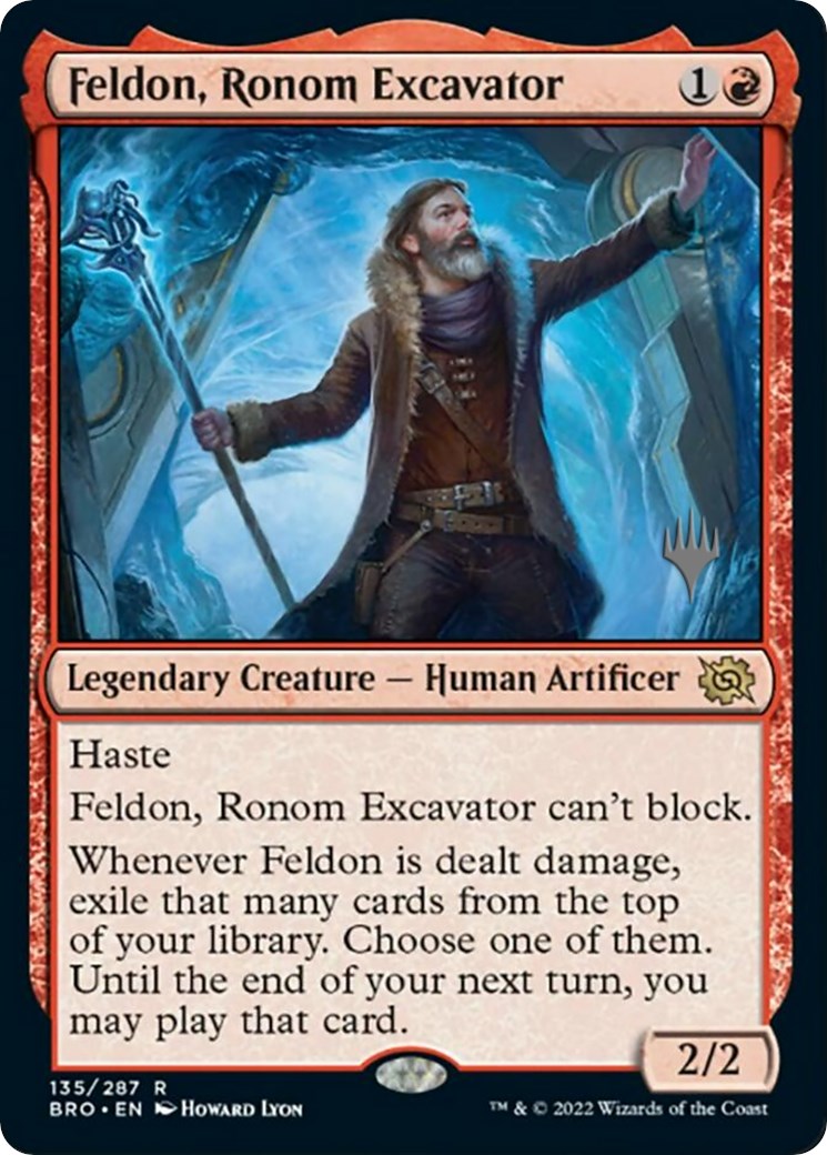 Feldon, Ronom Excavator (Promo Pack) [The Brothers' War Promos] | Mega City Incorporated