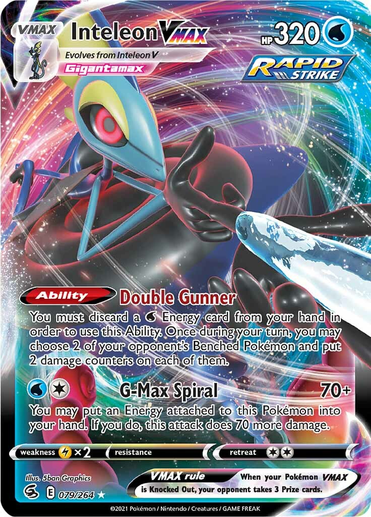 Inteleon VMAX (079/264) [Sword & Shield: Fusion Strike] | Mega City Incorporated