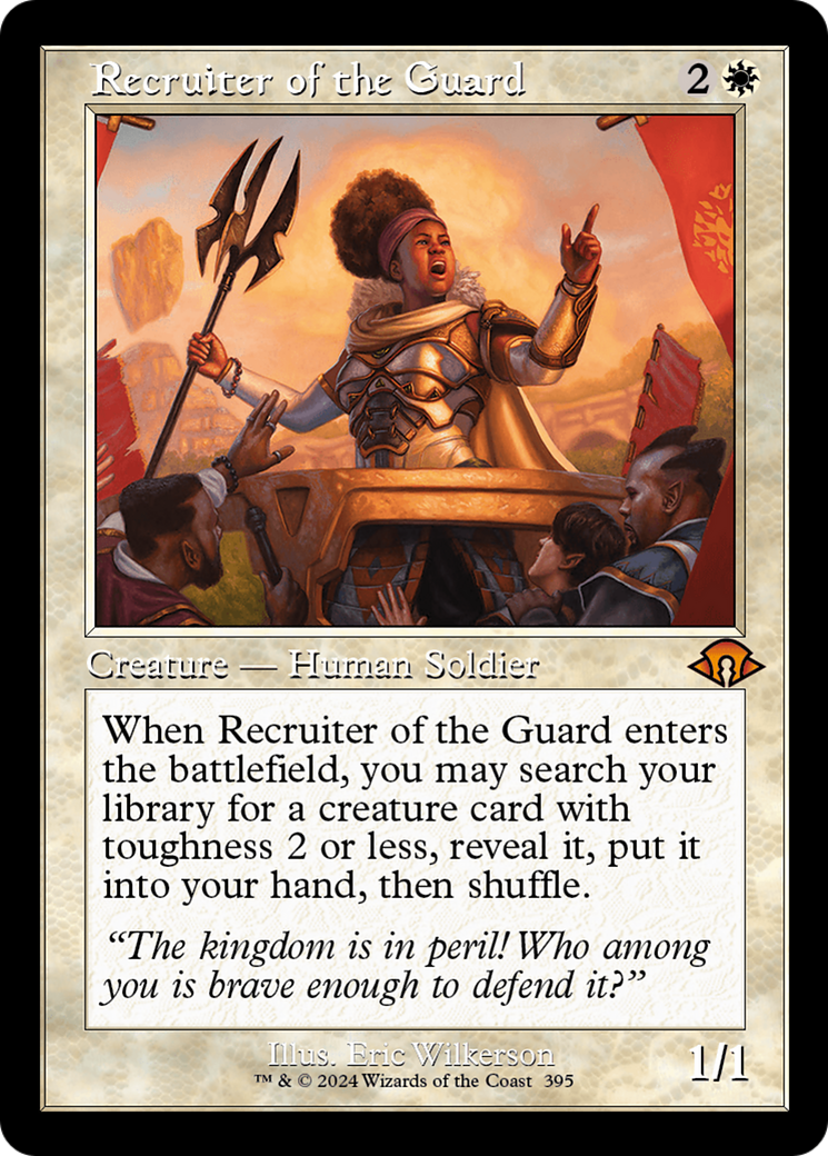 Recruiter of the Guard (Retro) [Modern Horizons 3] | Mega City Incorporated