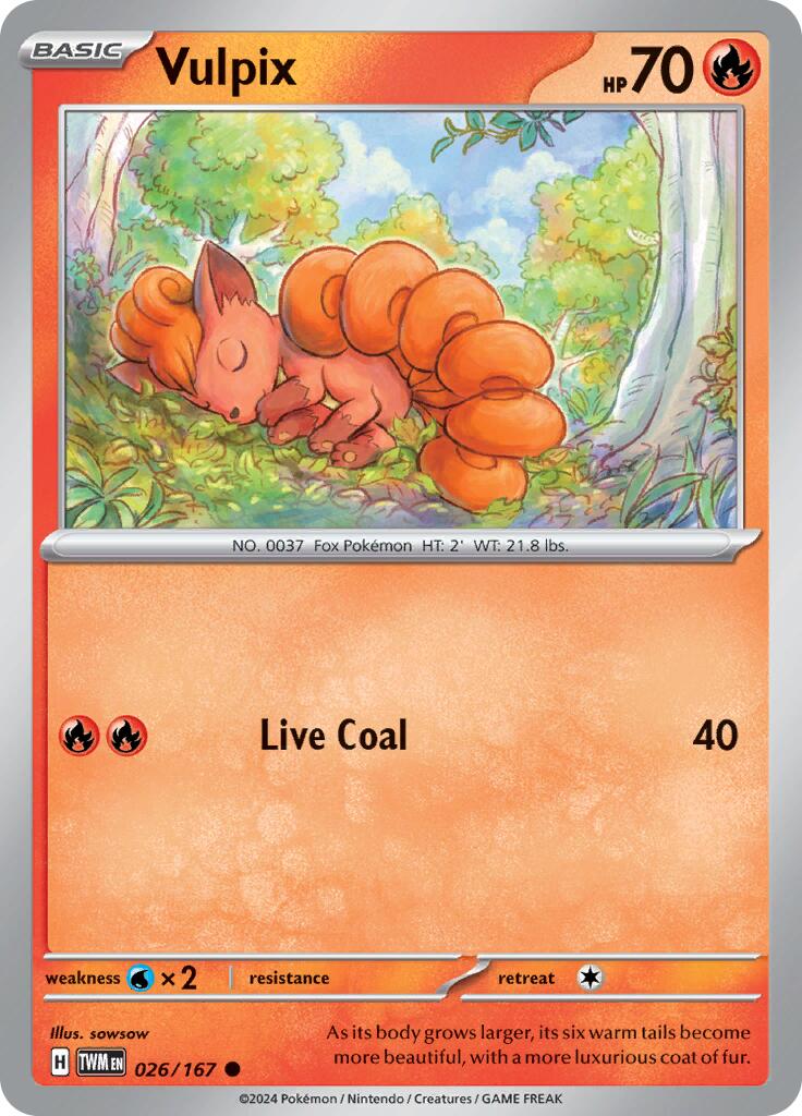 Vulpix (026/167) [Scarlet & Violet: Twilight Masquerade] | Mega City Incorporated