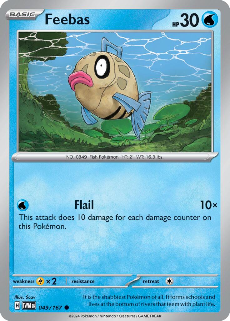 Feebas (049/167) [Scarlet & Violet: Twilight Masquerade] | Mega City Incorporated