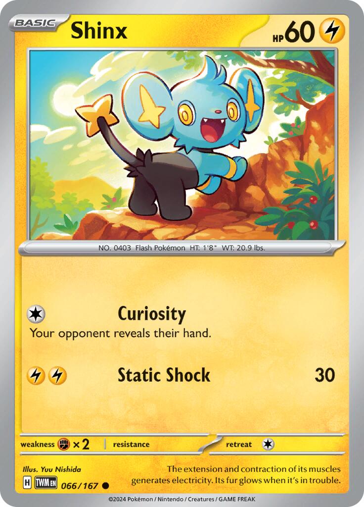 Shinx (066/167) [Scarlet & Violet: Twilight Masquerade] | Mega City Incorporated