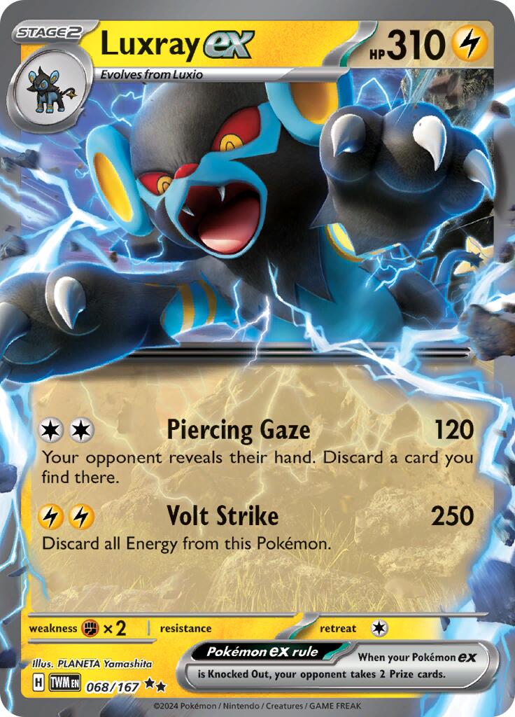 Luxray ex (068/167) [Scarlet & Violet: Twilight Masquerade] | Mega City Incorporated