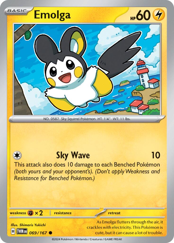 Emolga (069/167) [Scarlet & Violet: Twilight Masquerade] | Mega City Incorporated