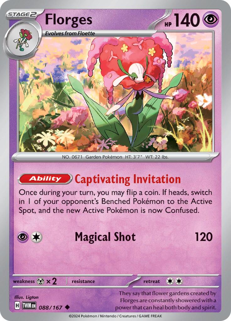 Florges (088/167) [Scarlet & Violet: Twilight Masquerade] | Mega City Incorporated