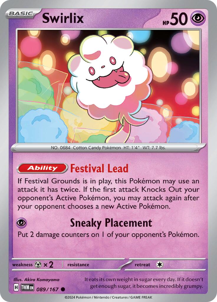 Swirlix (089/167) [Scarlet & Violet: Twilight Masquerade] | Mega City Incorporated
