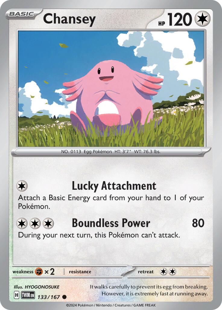 Chansey (133/167) [Scarlet & Violet: Twilight Masquerade] | Mega City Incorporated