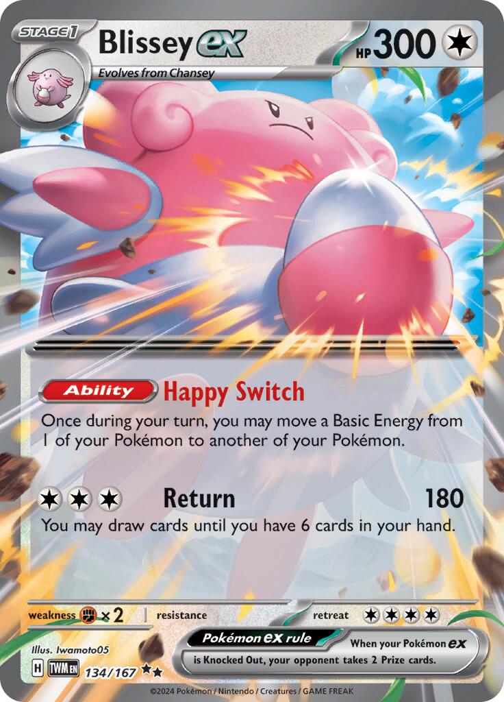 Blissey ex (134/167) [Scarlet & Violet: Twilight Masquerade] | Mega City Incorporated