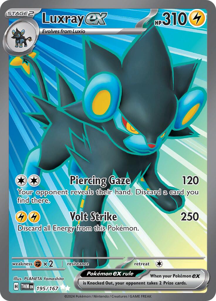 Luxray ex (195/167) [Scarlet & Violet: Twilight Masquerade] | Mega City Incorporated